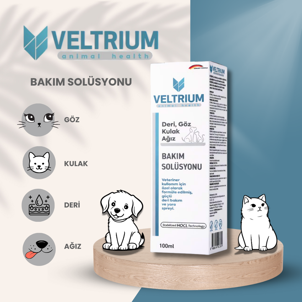 Veltrium - Kedi ve Köpek Bakım Solisyonu